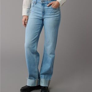 American Eagle Outfitters Blue Cropped Jeans